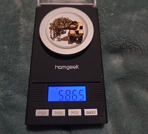 Vintage 14k Gold Filled Chain Necklace With 14k Gold Filled Charm